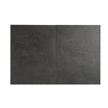 Extendable Rectangle Aluminum Alloy Fire Pit Table with 50,000 BTU - Dark Grey
