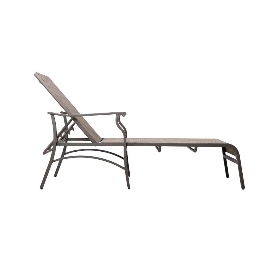 6 Trevi Textilene Chaise Lounge