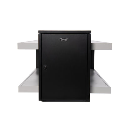 Aluminum Fire Table, Rectangular with Wood-Grain Look - Aluminum