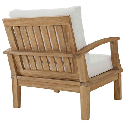 Patio Elegance Outdoor Lounge Set - Marina 9-Piece Teak Collection by Modway