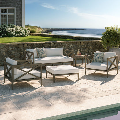 Northlake 5-Piece Outdoor Patio Teak Wood Furniture Set by Modway