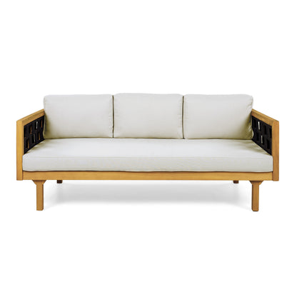 Luxury Acacia Wood Outdoor Daybed Set