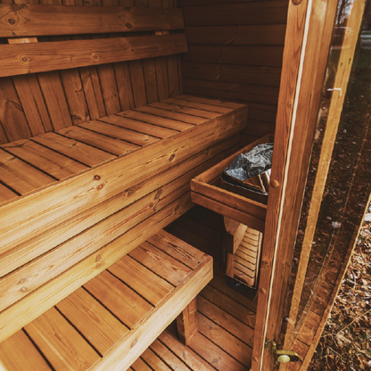 Mande Sauna MW12 ThermoWood for Your Perfect Backyard Retreat