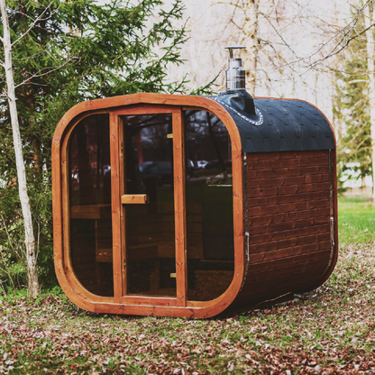 Mande MW16 ThermoWood Outdoor Sauna - Premium Outdoor Relaxation Experience