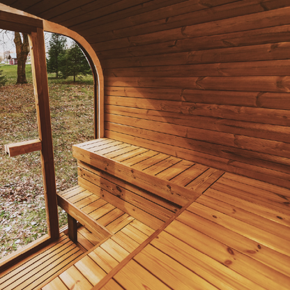 Mande MW16 ThermoWood Outdoor Sauna - Premium Outdoor Relaxation Experience